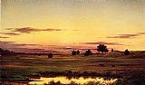 Martin Johnson Heade Sunset, Rhode Island painting